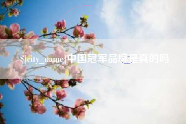 益阳中国冠军品牌是真的吗