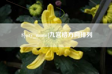 益阳九宫格方向排列