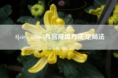 益阳九宫排盘方法,定局法