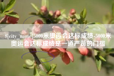 益阳5000米奥运会达标成绩-5000米奥运会达标成绩是一道严苛的门槛