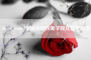 益阳中国消防救援学院在辽宁招生