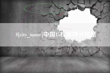 益阳中国15枚金牌分别是