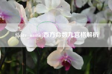 益阳西方命数九宫格解析