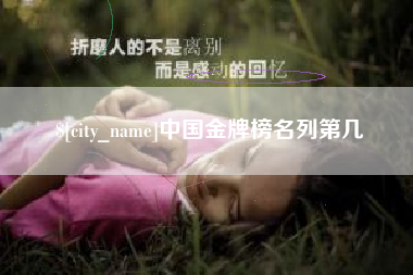 益阳中国金牌榜名列第几