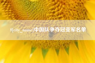 益阳中国队争夺冠亚军名单