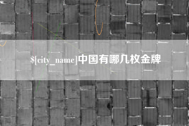 益阳中国有哪几枚金牌