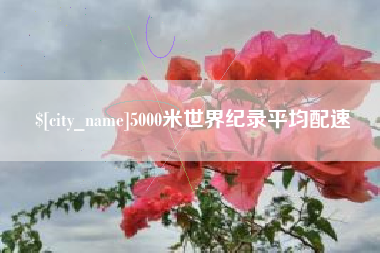 益阳5000米世界纪录平均配速