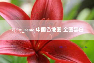 益阳中国省地图 全图黑白