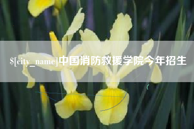 益阳中国消防救援学院今年招生