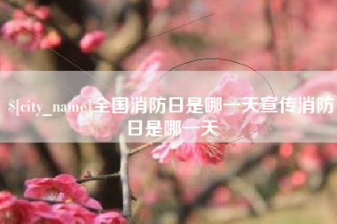 益阳全国消防日是哪一天宣传消防日是哪一天