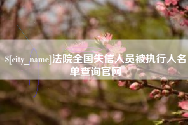 益阳法院全国失信人员被执行人名单查询官网