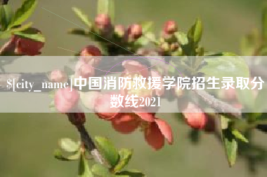 益阳中国消防救援学院招生录取分数线2021
