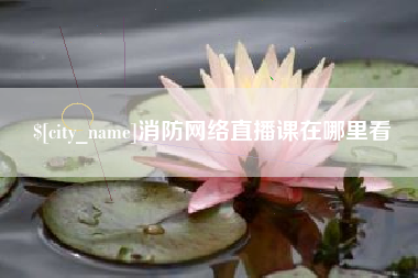 益阳消防网络直播课在哪里看