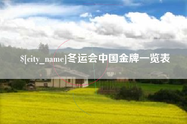 益阳冬运会中国金牌一览表