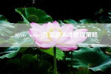 益阳九宫格人才管理策略