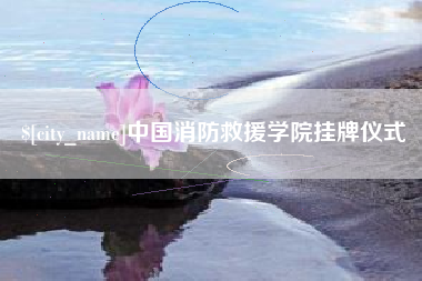 益阳中国消防救援学院挂牌仪式