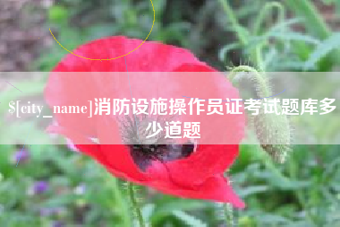 益阳消防设施操作员证考试题库多少道题
