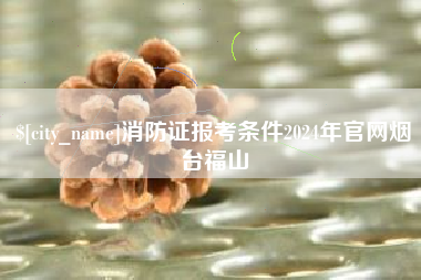 益阳消防证报考条件2024年官网烟台福山